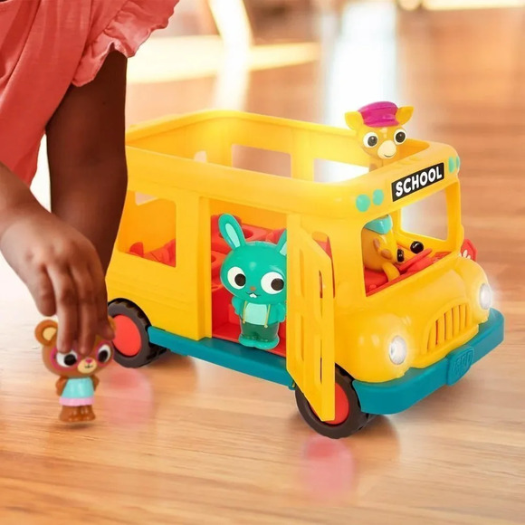 Musical Bonnie's School Bus Lights Sounds Toy Vehicle Toddlers Kids 18  Months - Picture 2 of 7